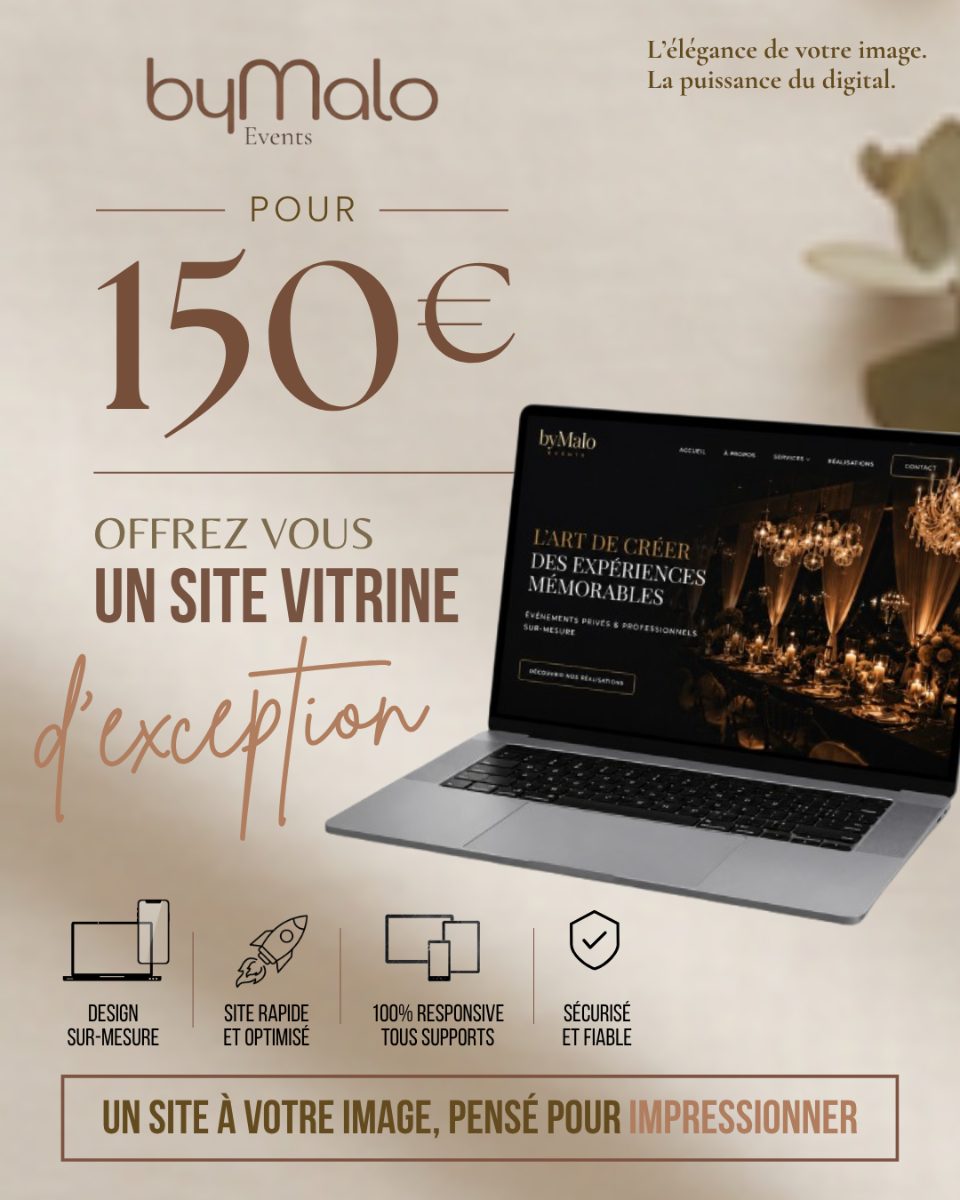 byMalo Events – Sites Vitrines Éphémères pour Mariages - photo 6